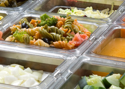 Fresh vegitables and dressings served at King's Korner Restaurant Buffet in Chesterfield, VA