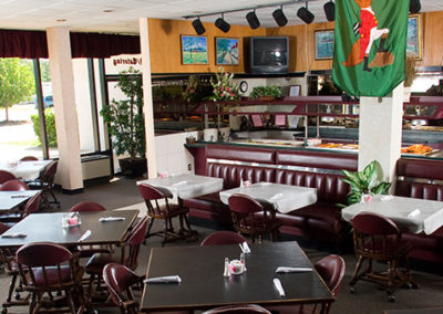 King's Korner buffet restaurant located in Chesterfield viewed from the inside