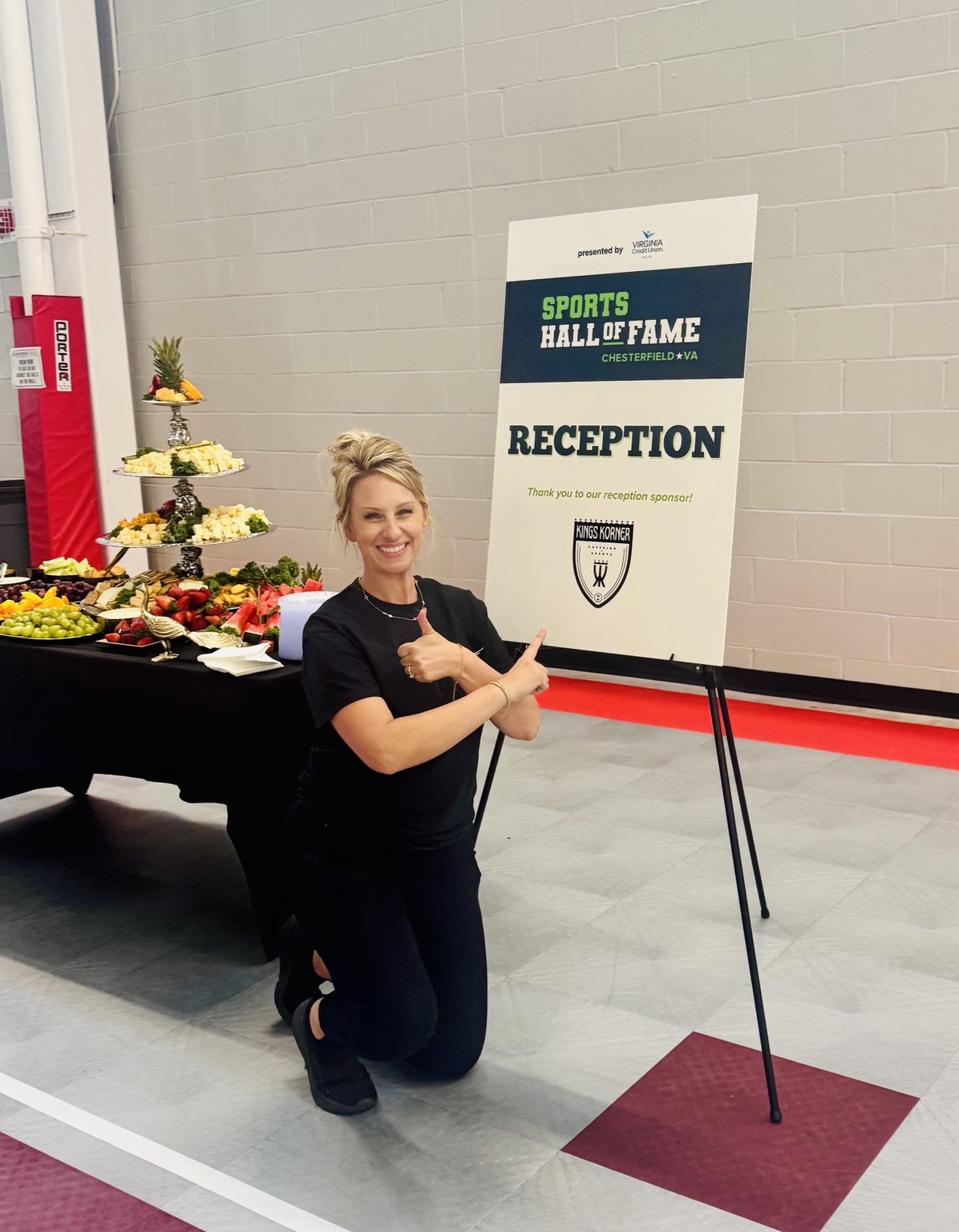 Candace Vaden at the Experience Chesterfield Sports Hall of Fame reception sponsored by King’s Korner